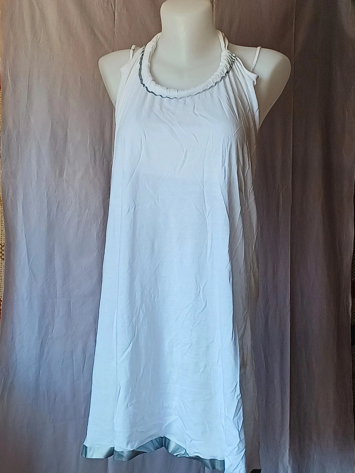 Robe tunique blanche cop copine